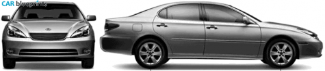 2005 Lexus ES Sedan blueprint