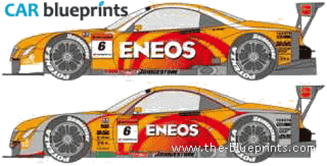 2010 Lexus SC Zent Cerumo Coupe blueprint