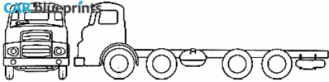 1960 Leyland Motors Octopus Truck blueprint