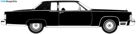 1977 Lincoln Continental Town Coupe blueprint