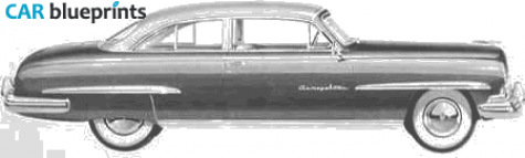 1951 Lincoln Cosmopolitan Capri Sedan blueprint