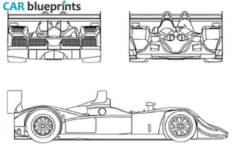 2008 Lola B0/10 OW blueprint