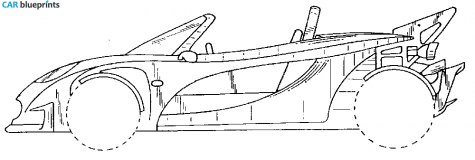 2000 Lotus 340 R Coupe blueprint