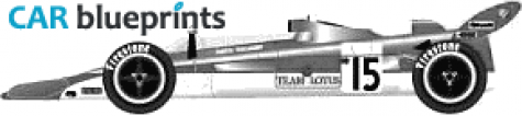 1971 Lotus 56B F1 GP OW blueprint