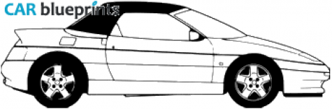 1994 Lotus Elan Coupe blueprint