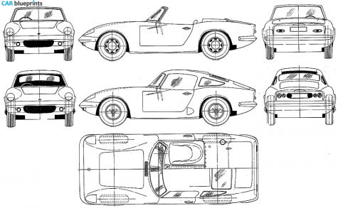 1962 Lotus Elan Roadster blueprint