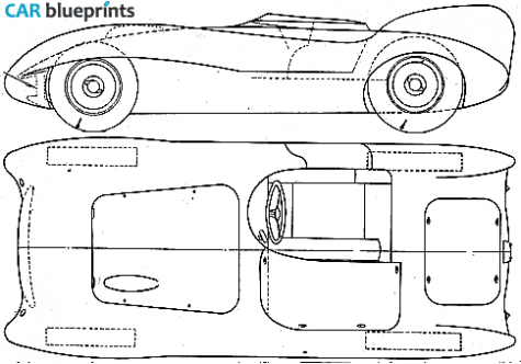 1955 Lotus Mk IX OW blueprint