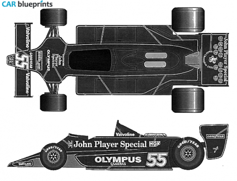 1978 Lotus 79 Canada GP Bus blueprint