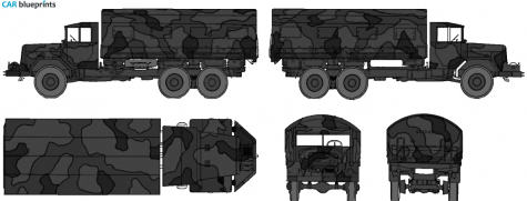 Magirus-Deutz Jupiter 7T GL MD Truck blueprint