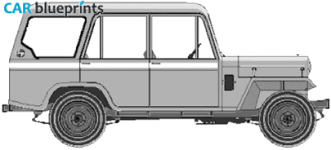 1997 Mahindra MM-Station Wagon blueprint