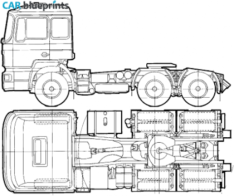 2006 MAN 26.410 FRTGN Truck blueprint