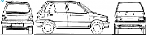 Maruti  Sedan blueprint