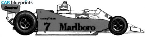 1979 McLaren M28 F1 OW blueprint