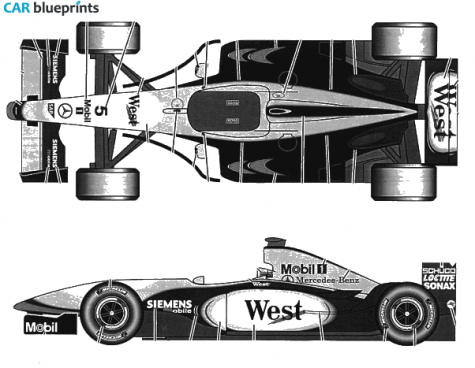 2002 McLaren MP4-17D OW blueprint