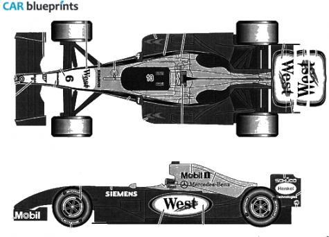 2004 McLaren MP4-19B OW blueprint