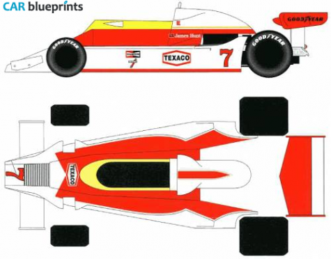 1978 McLaren M26 F1 GP OW blueprint