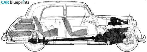 1952 Mercedes-Benz 170 Sedan blueprint