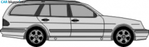 2003 Mercedes-Benz E-Class W211 E320T Wagon blueprint