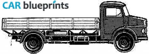 1964 Mercedes-Benz L1113 Truck blueprint