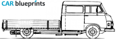 1976 Mercedes-Benz L306D Truck blueprint