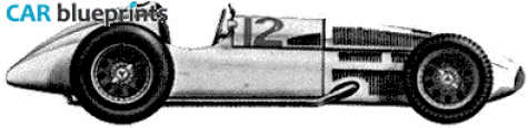 1939 Mercedes-Benz W163GP OW blueprint