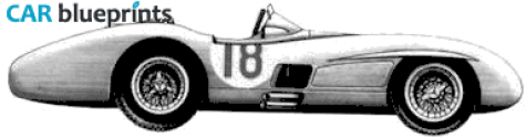 1956 Mercedes-Benz W196GP OW blueprint