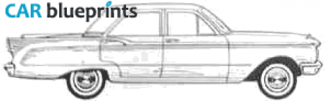 1961 Mercury Comet Sedan blueprint