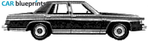 1979 Mercury Grand Marquis Sedan blueprint