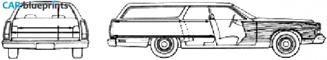 1974 Mercury Marquis Colony Park Station Wagon blueprint