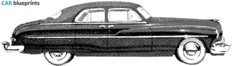 1949 Mercury V8 4 door Sedan blueprint