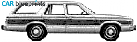 1979 Mercury Zephyr Wagon blueprint