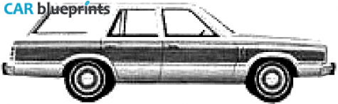 1980 Mercury Zephyr Sedan blueprint