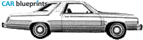 1979 Mercury Zephyr  Z 7 Sport Coupe blueprint