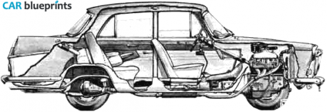 1959 MG Magnette Sedan blueprint