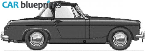 1964 MG Midget Mk II Roadster blueprint