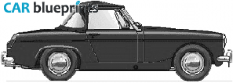 1965 MG Midget Mk III Roadster blueprint