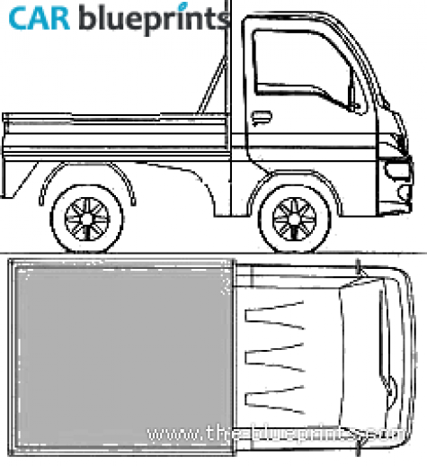 2010 Microcar MPRO Truck blueprint