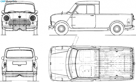 1979 Mini  Pick-up blueprint