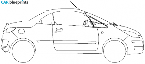 2007 Mitsubishi Colt CZC Coupe blueprint