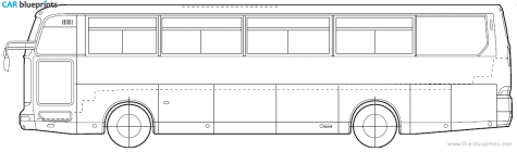 2007 Mitsubishi - Fuso Aero Bus blueprint