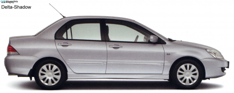 2003 Mitsubishi Lancer  Invite Sedan blueprint