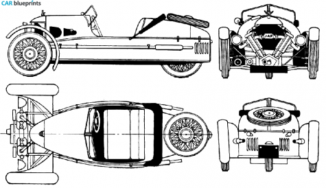 1926 Morgan Morgan Sedan blueprint