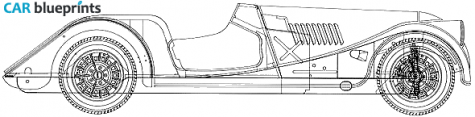 1990 Morgan Plus 8 Roadster blueprint