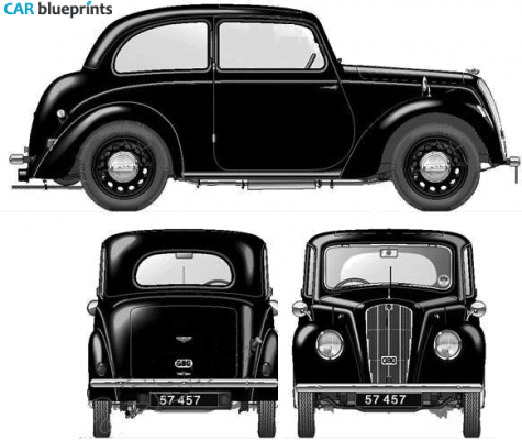 1939 Morris 8 Series E Sedan blueprint