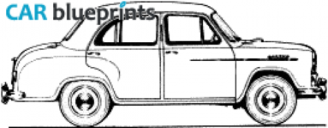 1954 Morris Oxford Series II Sedan blueprint