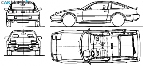 1983 Nissan 300ZX Z31 2+2 Coupe blueprint