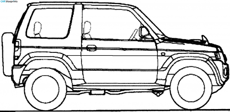 2009 Nissan Kix SUV blueprint