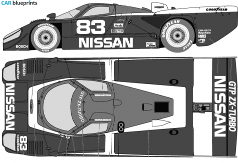 Nissan Leman Coupe blueprint