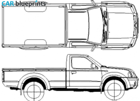 2007 Nissan  Pick-up blueprint