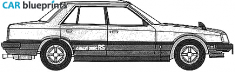 1981 Nissan Skyline R30 2000RS Sedan blueprint